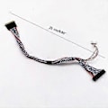 Miniatyrbilde 5 av 5: Universal LVDS-kabel I-PEX20453-20455 40-pin 2-kanals 6-bit LCD-panelskjermkabel for 14-18,4 tommers LCD-panelskjerm