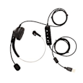 Miniatyrbild 1 av 5: USB Business Headset Brusreducering Enkelsidig Hörlur Stödjer Samtal Högtalarvolymjustering Mikrofon Ljudavstängning