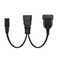 Pikkukuva 4 / 5: C20 Uros - EU4.0mm C7 Naaras Yhdistelmä Virtamuunnin Adapterikaapeli