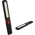 Pikkukuva 1 / 3: Ladattava LED-työvalo, kaksivärinen yhdistelmävalo 2-in-1-tarkastusvalo ja 3 W:n COB-LED-taskulamppu, jossa kaksoismagneetti autotalliin