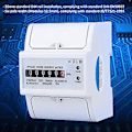 Miniatyrbild 4 av 5: 220V Digital 1-fas 2-tråds 4P DIN-skena Elmätare Elektronisk KWh-mätare (20(80)A)