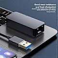 Miniatyrbilde 2 av 5: 2500Mbps USB C Ethernet til RJ45 2.5G USB Kablet Adapter RJ45 LAN Nettverkskort for PC Laptop