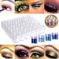 Miniatyrbild 4 av 4: Förvaringslåda för transparenta nageldiamanter, förvaringslåda för nagelkonst, paljetter, diamantmålning, tillbehör, transparent flaska, gör-det-själv