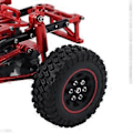 Miniatyrbild 4 av 5: 4 st Beadlock Mini Crawler Hjul och Däck Set för 1/24 RC Crawler Bil Axial SCX24 Jimny SG1801 Uppgraderingsdelar, A