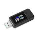 Miniatyrbilde 1 av 5: USB 3.0 Tester Strømmåler 4-30v 0-6.5a USB Spenning og Strøm Tester Detektor, Digital Voltmeter Amperemeter Power Bank Kapasitetstester Med IPS Fargeskjerm
