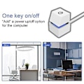 Miniatyrbild 5 av 5: 2m Portabla LED-lampor Dator Skrivbord Switch PC Extern Start På/Av Knapp Förlängningskabel, RGB