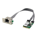Miniatyrbillede 3 af 5: RTL8125B Mini Pcie 2.5Gigabit Ethernet Kort 10/100/1000M/2.5Gbps Adaptiv Desktop Soft Routing Netværkskort