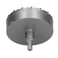 Miniatyrbilde 5 av 5: Hardmetalltenner Hullsag Kraftig TCT Bor Hullåpner for Rustfritt Stål Metallplate 100mm