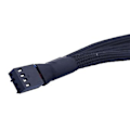 Miniatyrbillede 5 af 5: 5 stk. 1 til 4 Computer Blæser Kabel 4pin Pwm Temperatur Kontrol Kabel