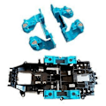 Miniatyrbillede 3 af 5: 2 stk. Mus Venstre/Højre Blå Sideknap Sideknapper til Logitech G Pro Trådløs Mus Musetilbehør