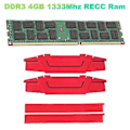 Miniatyrbillede 2 af 5: Ddr3 4gb 1333mhz Recc Ram Hukommelse+køle Vest Pc3l-10600r 240pin 2rx4 1.5v Reg Ecc Hukommelse Ram Til X79 X58 Bundkort