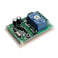 Pikkukuva 3 / 5: DC 12V 2-kanavainen RF 433MHz langaton kauko-ohjainkytkinreleen vastaanotinmoduuli autotallin ovelle/sähköportille/verholle