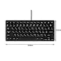 Miniatyrbilde 3 av 4: Kablet USB Japansk/Engelsk Tospråklig Tastatur for /Windows PC/Laptop/iOS/Android