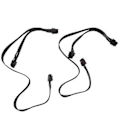 Miniatyrbillede 1 af 5: 2 stk. Pci-e 8pin 1 til 2 Port 6+2pin Splitter Kabel Dobbelt Pcie 8 Pin 6pin Til V550 V650 V7