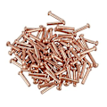 Miniatyrbillede 4 af 5: 100 stk. 5/64 tommer X 25/64 tommer Kobber Massive Nitter med Rundt Hoved Fastgørelseselementer