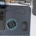 Miniatyrbillede 2 af 5: Usb Rfid Desktop Id Mindre