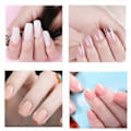 Miniatyrbild 3 av 5: Nagelgel Set UV LED Nagelgel Set Nagel Förlängnings Kit Klar Akryl Lösnaglar Dubbeländad Nagelbandsskjutare Nagelpenna för Snabb Nagel Förlängning Salong N