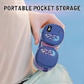 Pikkukuva 3 / 4: Kannettava kaulatuuletin, 2000 mAh LCD-näyttö ladattava (sininen)