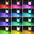 Pikkukuva 2 / 5: 2500k-9000k Microph Led Led Mini Video Vlog - Rgb Mikrofoni Puhelimelle