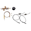 Miniatyrbillede 1 af 5: Sikkerhedsventil Kit, Med 3/8inch Flare Indløb Udløb, 2 stk. Keramisk Elektrisk Tænder