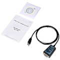 Miniatyrbillede 3 af 5: Iocrest Usb 2.0 til Seriel -232 Db9 9pin Adapter Konverter Kabel Pset Længde 1b til Rs232 Supp