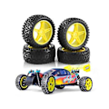 Pikkukuva 3 / 5: 4kpl 87mm Rengas Pyörä Rengas 144001 144010 124007 124017 Tt02b 1/10 1/12 1/14 Rc Auto Maastoauto ,3