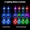 Miniatyrbillede 2 af 5: 6 stk. Deep Drop LED, undervands LED-lys, agn lokkelampe, fiskegrej til S