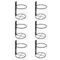 Miniatyrbild 1 av 5: H, 6-pack Monterat Rack, Metallflaskdisplay H För Stora