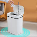 Miniatyrbild 5 av 5: Smart soptunna för kök Hushållssoptunna Papperskorg Badrum Automatisk sensor Soptunna Skräp B