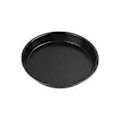 Miniatyrbild 2 av 5: Rund Pizzabakform Pizzaplåt Djupform Kolstål Non-Stick Form Bakugnsverktyg Bakform 9 Tum Svart