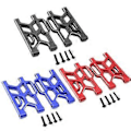 Miniatyrbilde 4 av 5: Frontfjæringsarm i aluminiumslegering ARA330789 for Arrma 1/8 Mojave Rc Bil Oppgradert Del Svart