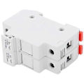 Miniatyrbillede 2 af 4: Sikringsholderbase 2-polet DIN-skinne Montering Strømfordelingskontroludstyr TOWFH1DC 1000VDC 2P30A