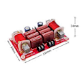 Miniatyrbillede 4 af 5: 800W Audio Frekvensdeler Delefilter Subwoofer Dobbelt Svingspole Højttaler Dobbelt Subwoofer Højttaler Delefilter