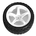 Pikkukuva 4 / 5: 4kpl 68mm 1/10 RC Kilpa-auton Renkaat Maantieajoon Touring Drift-auton Renkaat Vanteet -TT01 TT02 XV01 XV02 TA06 W181