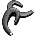 Miniatyrbillede 1 af 5: Øre-krog trådløst Bluetooth-headset - Bone Conduction-headset