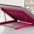 Miniatyrbillede 5 af 5: Multifunktionel justerbar stand, metal staffeli, laptop stand, seks-positions justerbar varmeafledning foldning