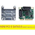 Pikkukuva 2 / 5: Kaksiporttinen Sata-laajennuskortti Mini PCI-E - Sata3-kiintolevyliitinadapteri