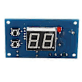 Miniatyrbild 3 av 4: Timerrelä 0 Till 99s Intermittent Utgångsmodul Digital Rördisplay Programmerbar Timerrelä Kort Dc12v