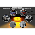 Miniatyrbillede 4 af 5: 6 x Side Marker Lights 12V 24V Orange LED Front Side Marker Lights Side Marker Lights LED Side Marker Lights for Car Trailer RV Caravan Motorcycle M
