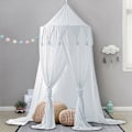 Miniatyrbillede 1 af 5: Børnesenghimmel, Himmel til Børneværelse, Legeområde, Fotografering, Omkring 240 cm Høj, Hængende Chiffon, Chiffon til Soveværelsesdekoration til Seng og Soveværelse