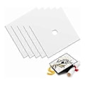 Miniatyrbilde 1 av 5: Sublimeringsemner Gradueringspynt Varmeoverføring Plate, MDF Selvklebende Grad Hatt Pynt til Festutstyr 5