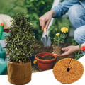 Miniatyrbilde 3 av 5: Vinterpotteplanteisolasjonspose, varm ung pose, blomsterpotte, frostvæskevarmtrekk, frostvæskedekselverktøy, L