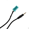 Miniatyrbillede 4 af 5: Aux Input Kabel 3.5mm Jack Radio MP3 Aux Adapter Passer til Megane Laguna Modus