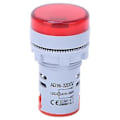 Miniatyrbillede 2 af 5: AD16-22DS LED Indikatorlys Digitalt Display Voltmeter AC 60V-500V Spændingsmåler Rød