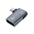 Miniatyrbild 1 av 5: 2 st OTG-adapter för 90 graders vänster/höger vinkel Micro-USB till USB OTG-adapter för Android-telefon och surfplatta