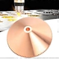 Miniatyrbillede 4 af 4: 1 stk. enkeltlags laserdyse messing til CO2 fiberlaserskæremaskine 1,8/2,0/2,5/3,0 mm 2,5 mm
