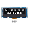 Miniatyrbild 1 av 4: 2.23 Tum Displaymodul 128x32 Upplösning Organisk Ljusdiodskärmmodul SSD1305 IICSPI Comm MRC162A Vit Display