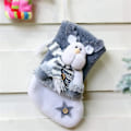 Miniatyrbild 2 av 3: Flanell Julstrumpa Hängande Jultomte Snögubbe Ren Julstrumpor För Fest Dekor