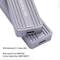Pikkukuva 3 / 5: M.2 NVMe NGFF SSD -kotelo USB 3.2 GEN 2 - M.2 SSD 20 Gbps Solid State Drive M.2 -kotelo 2230/2242/2260/2280 SSD -levyille