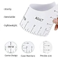 Miniatyrbilde 2 av 5: T-skjorte Linjal PTFE Ark Varmebestandig Tape, 3 PTFE Ark for Varmepresse 16x12 Tommer, T-skjorte Linjal Guide for Vinyljustering